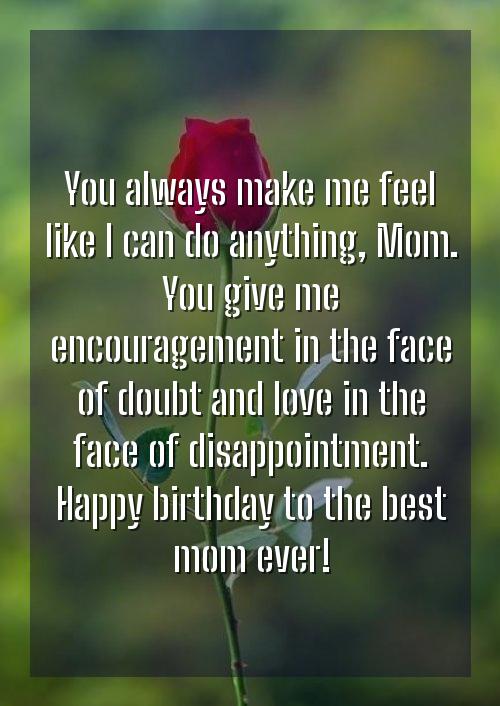 happy birthday mama wishes in english